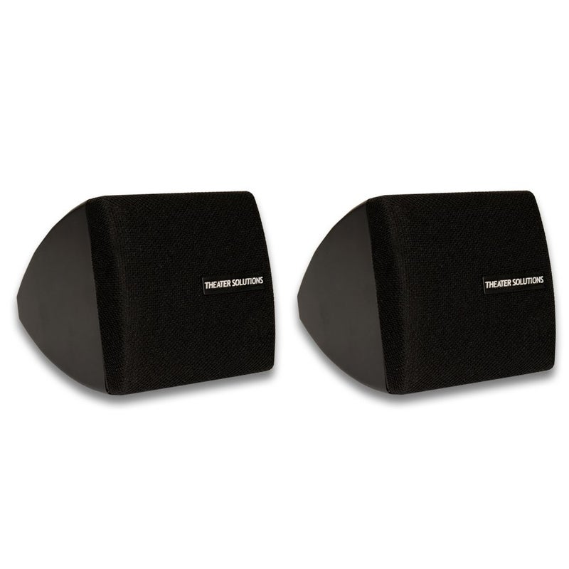 Theater Solutions مكبرات صوت داخلية قابلة للتثبيت Theater Solutions TS30B باللون الأسود - زوج رفوف - Image 1